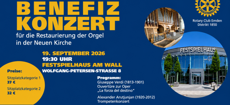Benefiz-Konzert zugunsten der Sanierung unserer Orgel